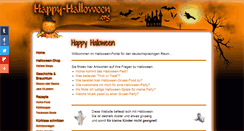 Desktop Screenshot of happy-halloween.org